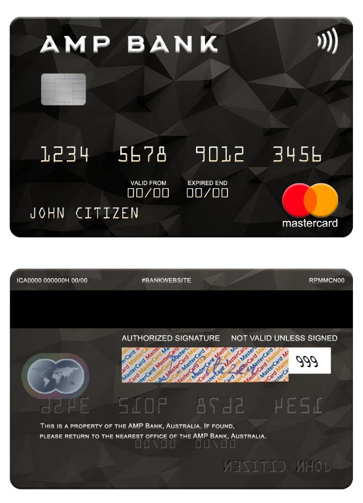 Australia AMP Bank mastercard